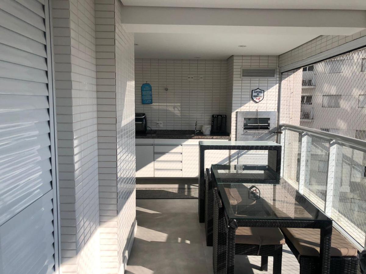 Apartamento Jardim Do Mar, Frente A Praia Praia Grande  Exterior foto